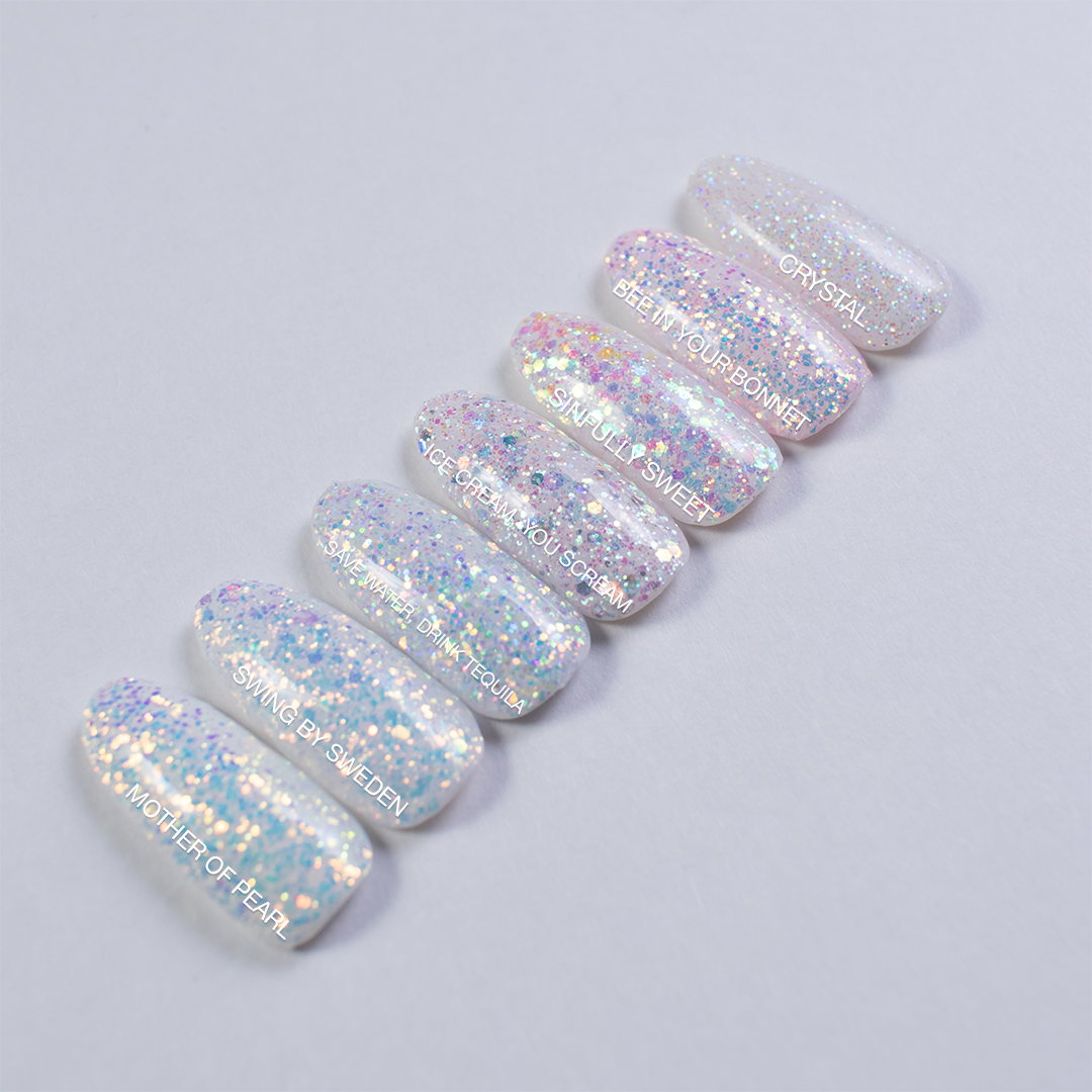 Mother of Pearl Glitter Gel